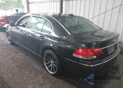 2007 BMW 750Li from USA, damaged, VIN WBAHN835X7DT71886